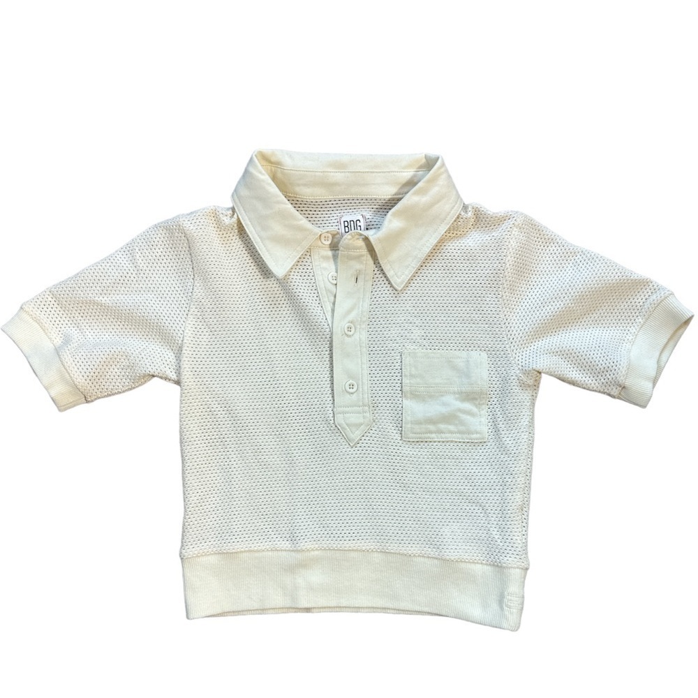 Urban Outfitters BDG Waffle knit Polo Shirt NWT